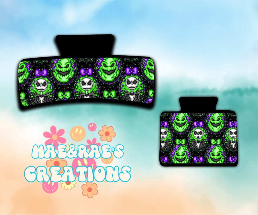 Neon Nightmare Claw Clip