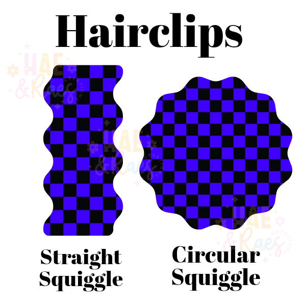 Checkered Royal Blue