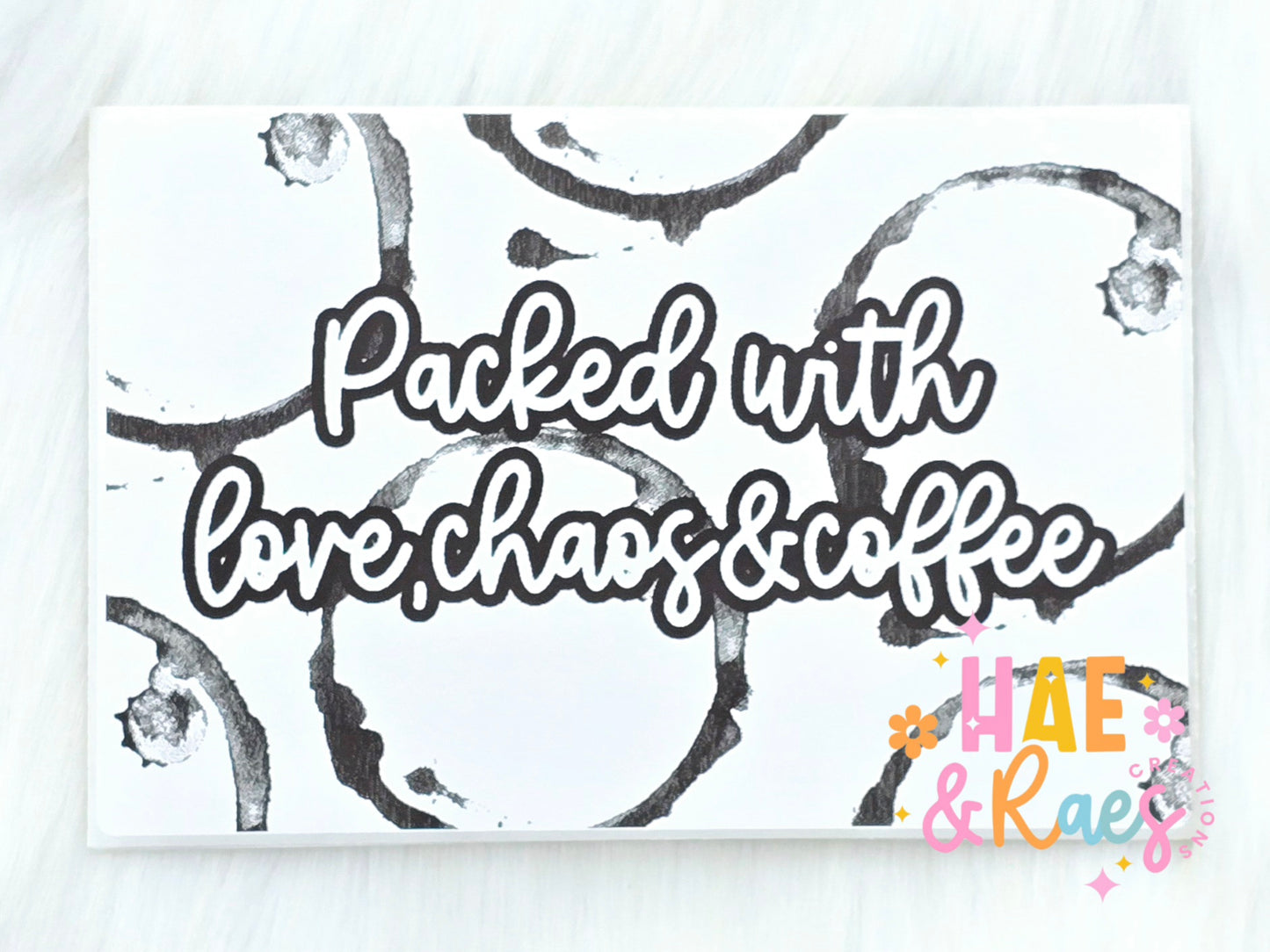 Coffee&Chaos 4x6 Package Stickers