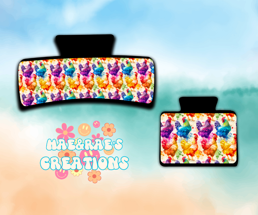 Neon Nests Claw Clip