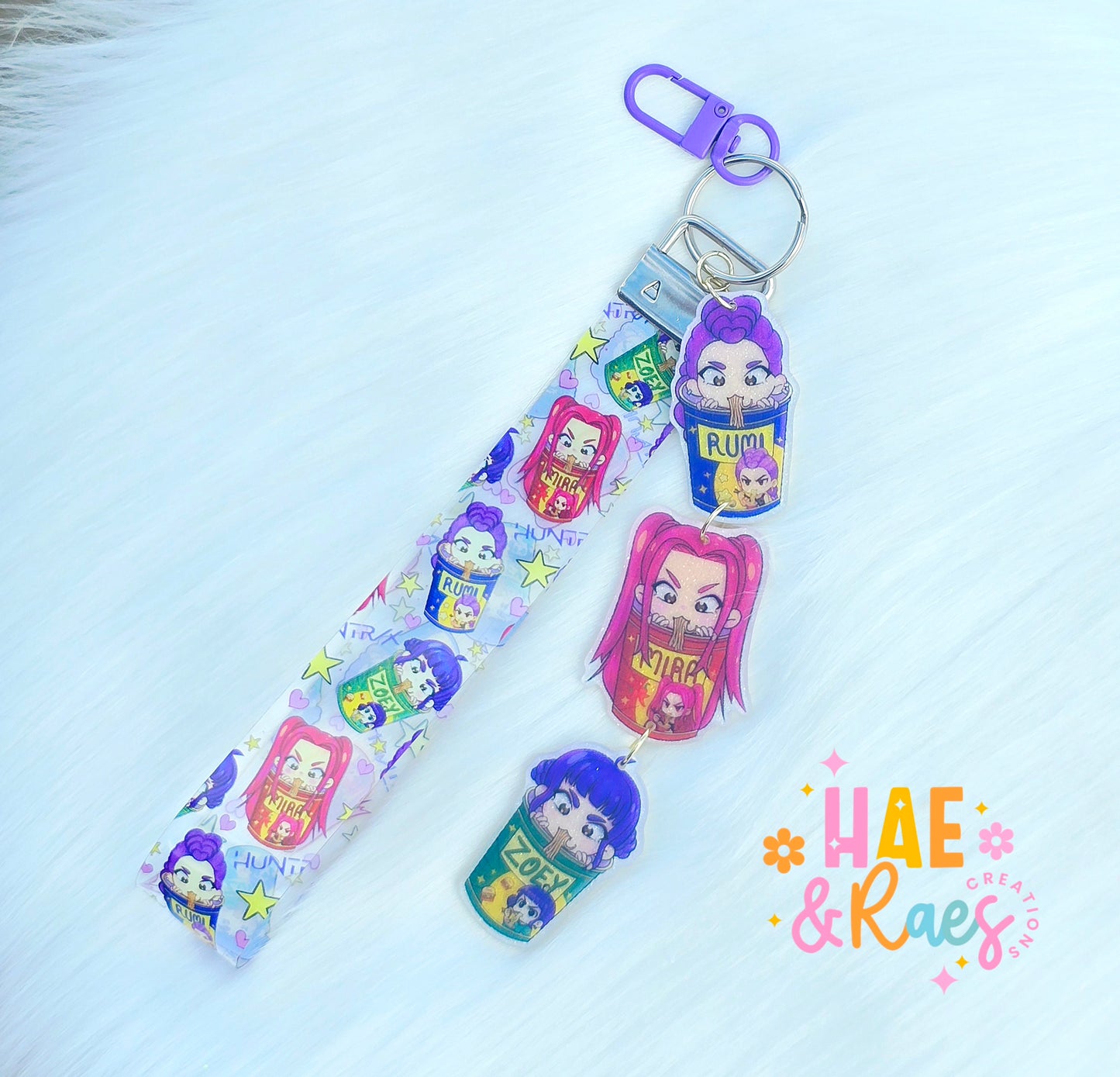 Cup Cuties Leather Bag Charm