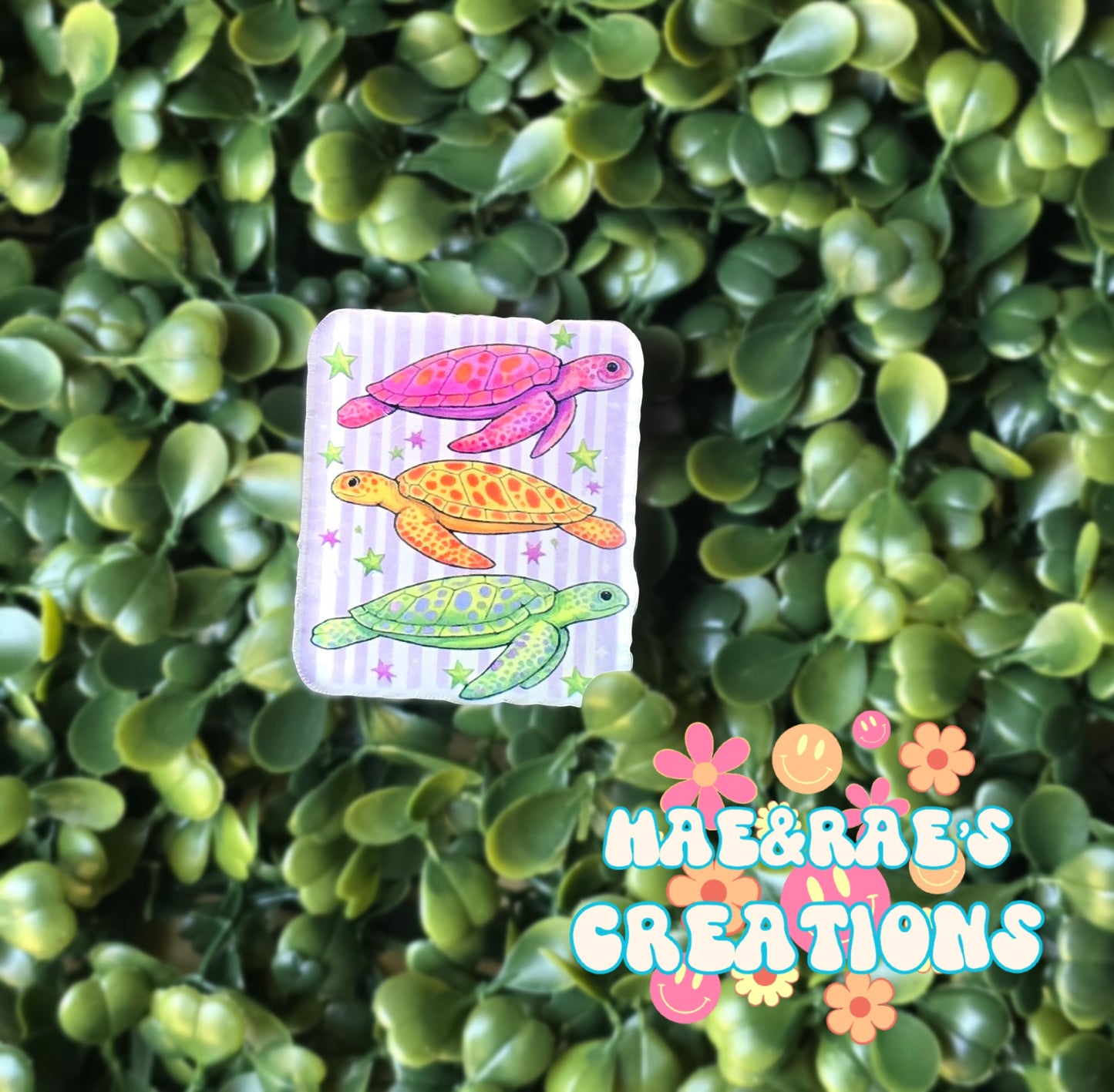 Tropical Turtle Hairclips