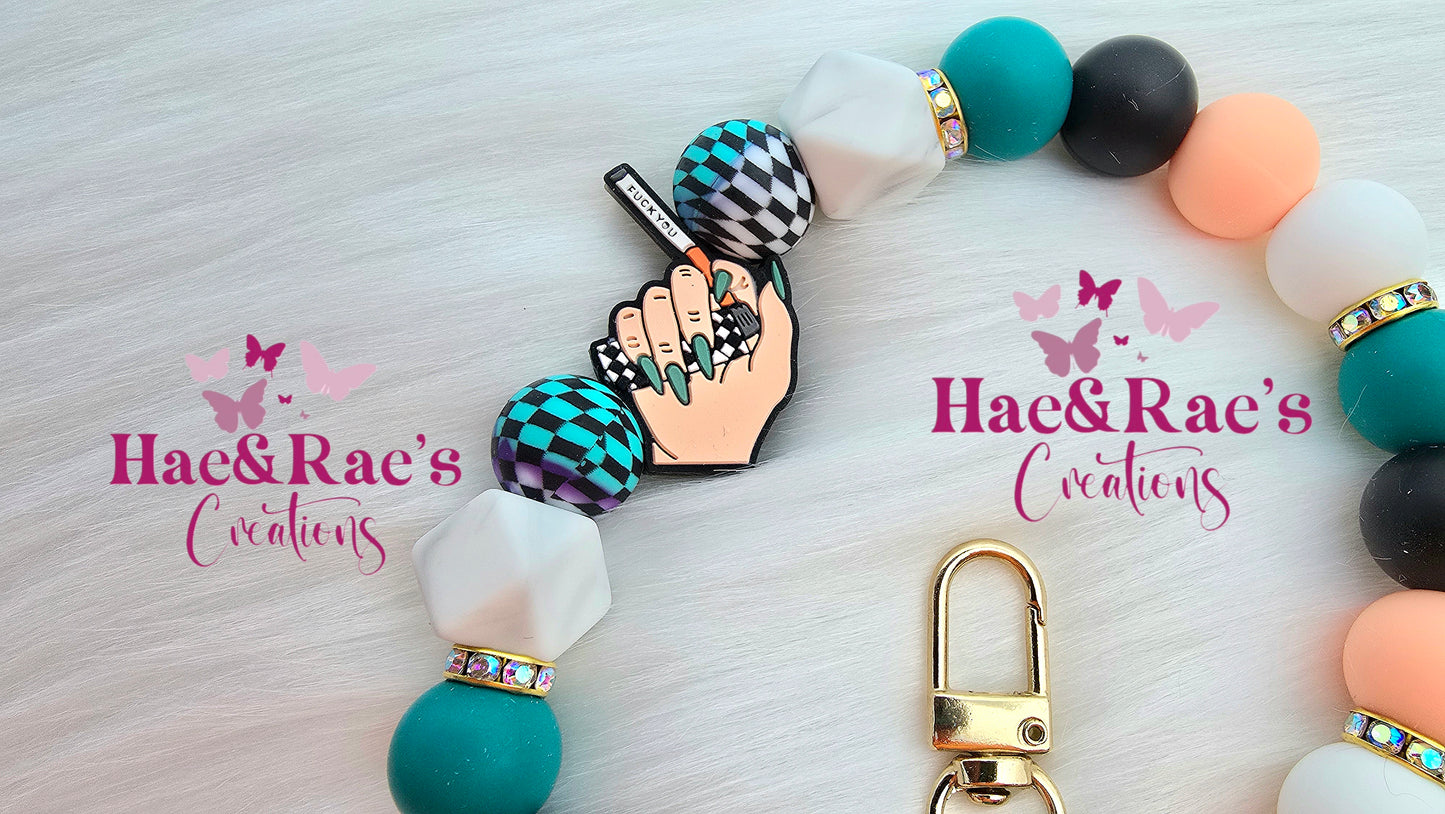 Fierce Flick (Beaded Wristlet)