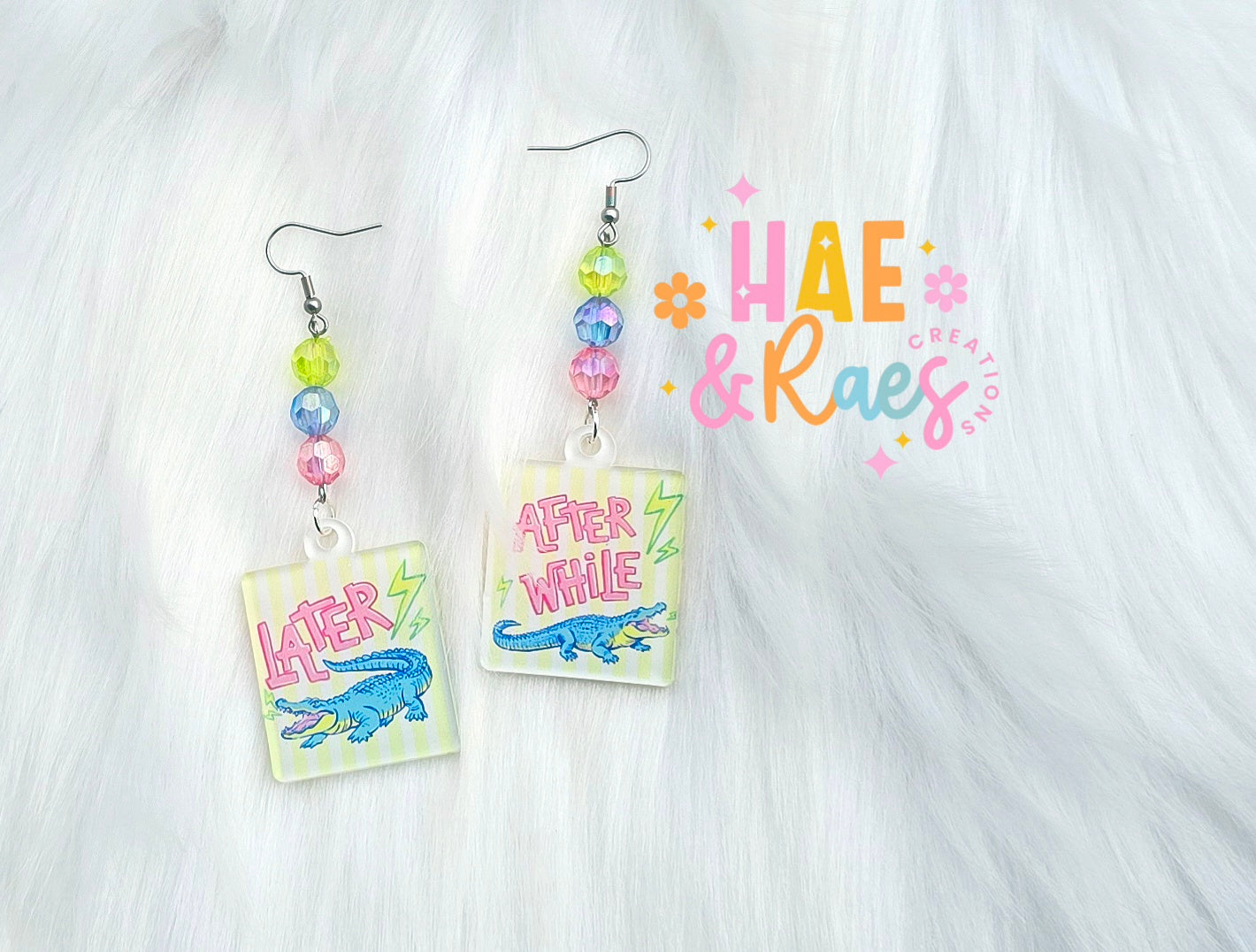 Gator Phrase Earrings