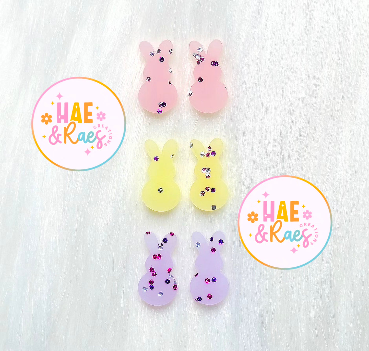 Easter Bunny Studs