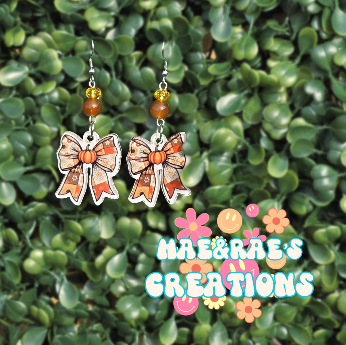 Fall Bow Earrings