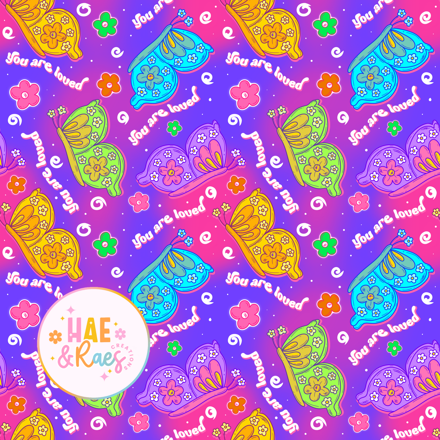 You are loved (Purple&Pink)