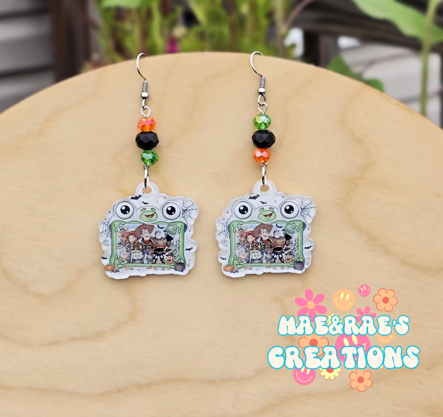 Spooky Toy Earrings