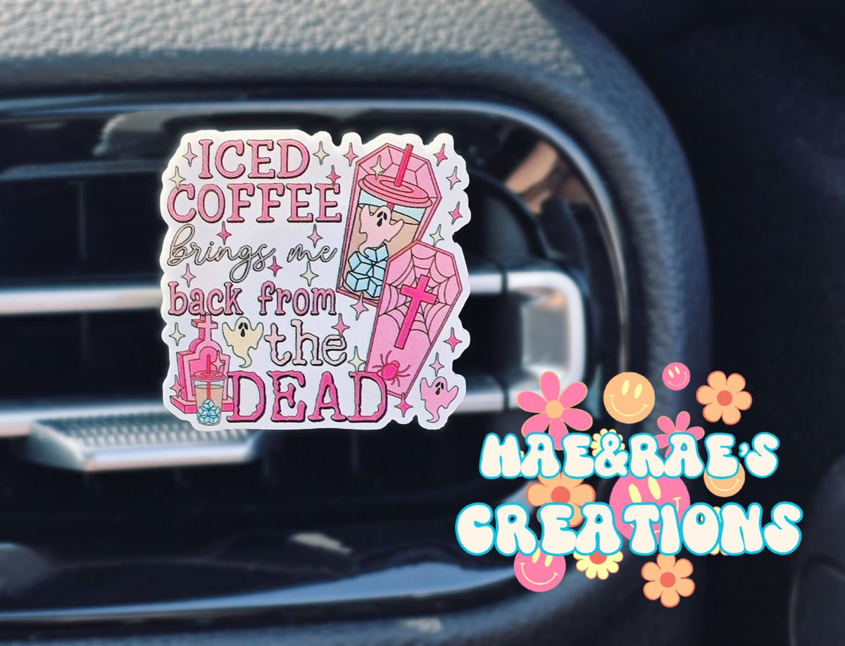 Iced Coffee Vent Clip