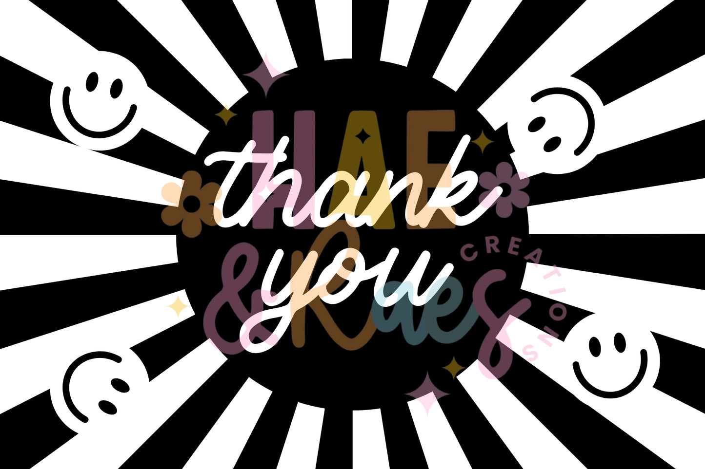 4x6 THANK YOU Package Stickers