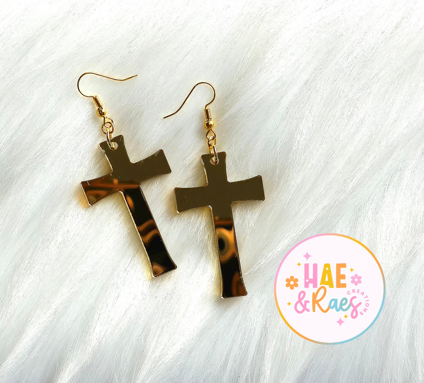 Easter Cross Earrings