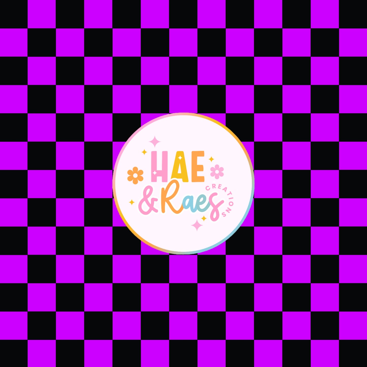 Checkered Purple