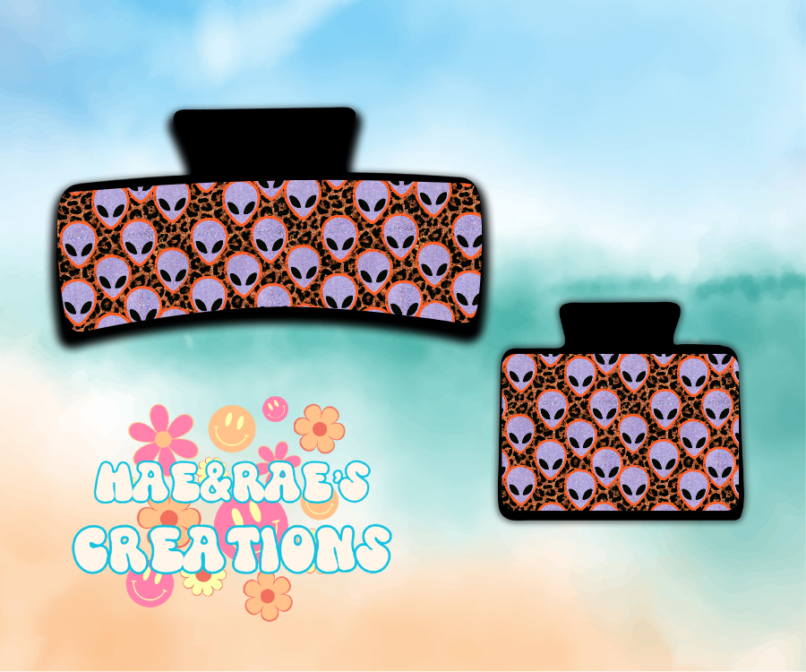Cosmic Cheetah Claw Clip