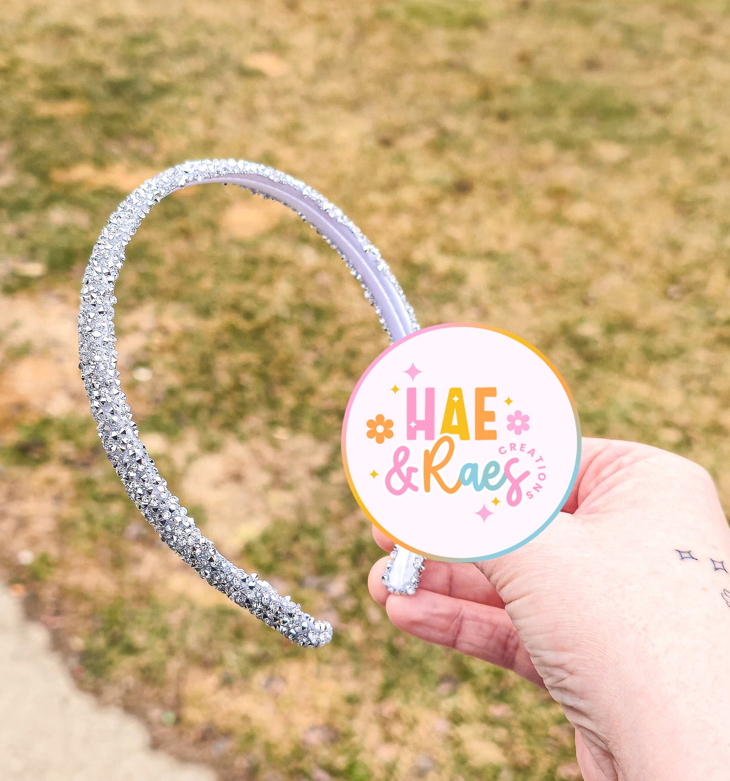 Chunky Silver Headband