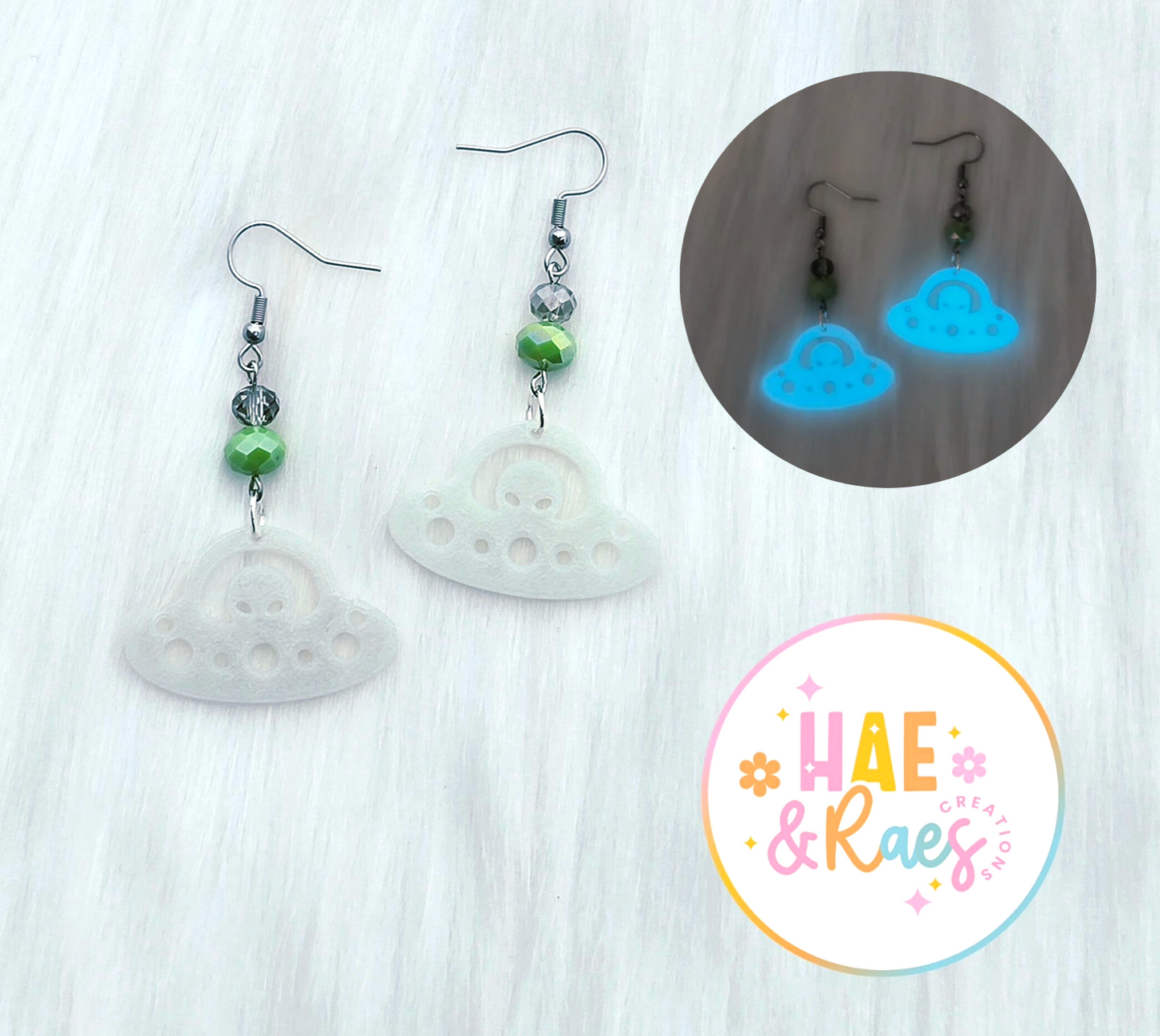 Glowing Alien Stacks (2 Styles)(Glow in the Dark)