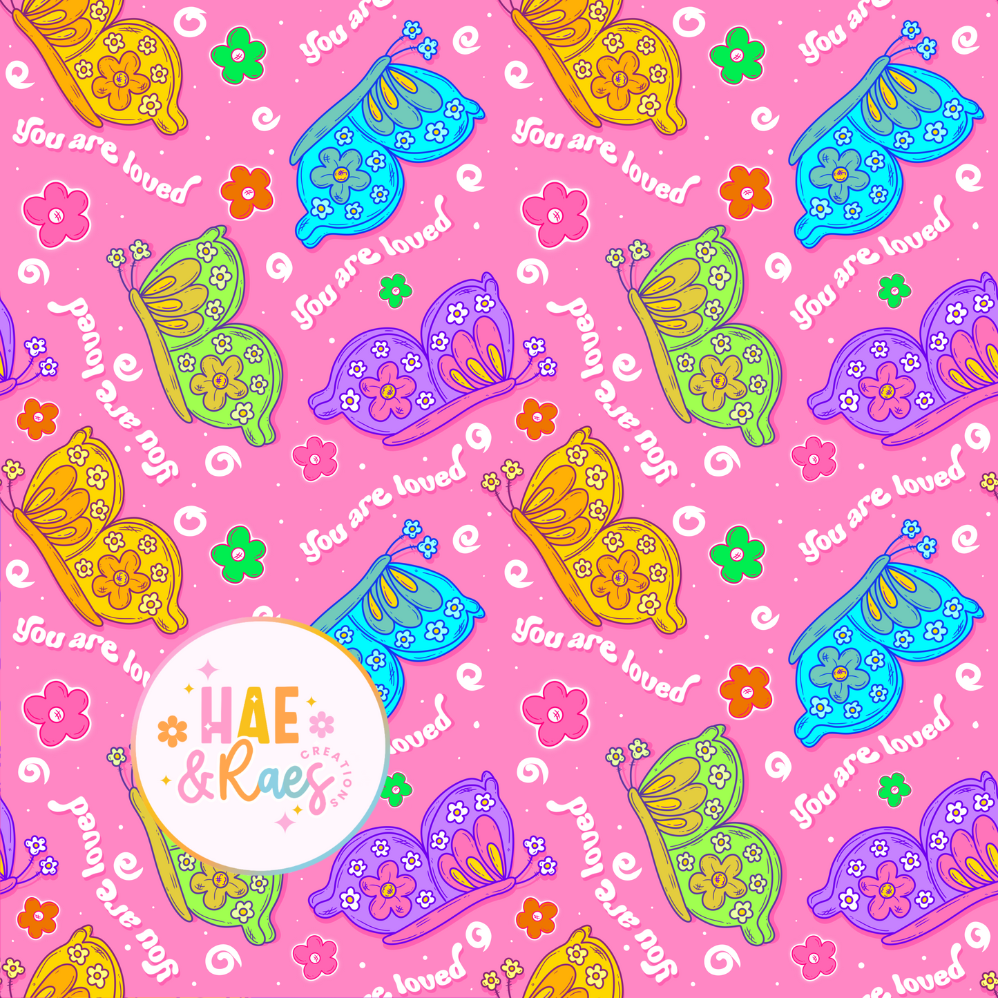 You are loved (Pink)