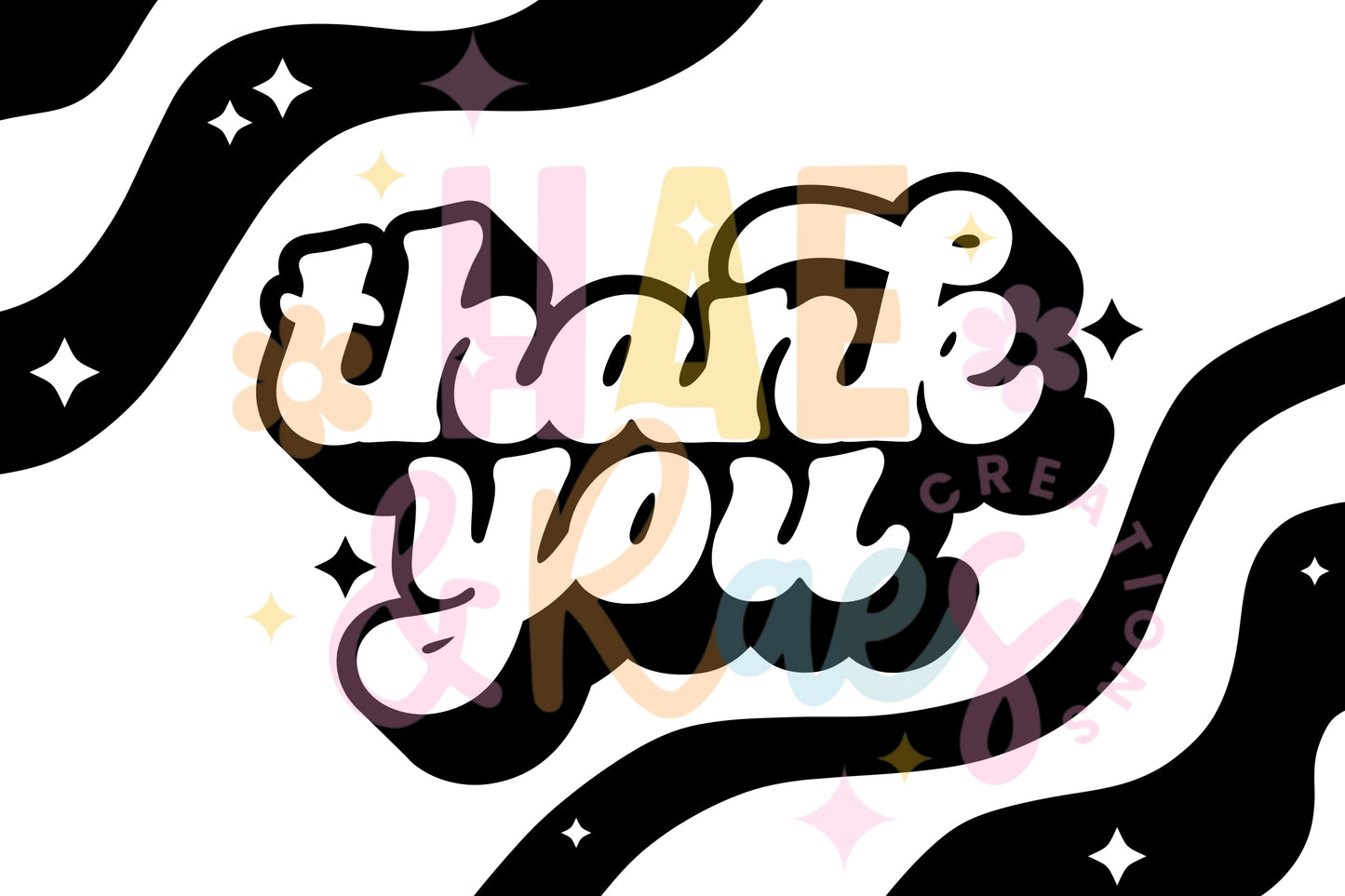 4x6 THANK YOU Package Stickers