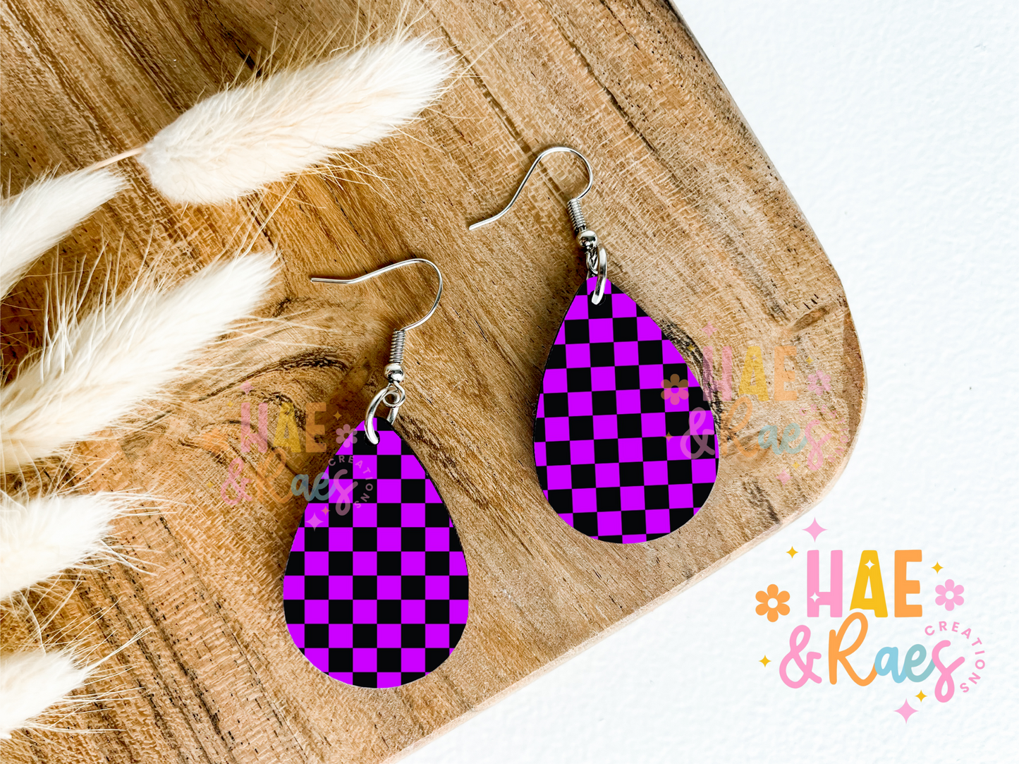 Checkered Purple
