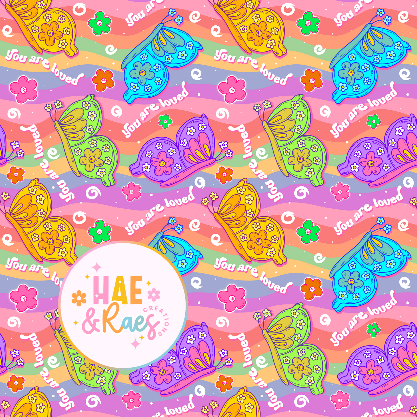 You are loved (Pastel Wave)