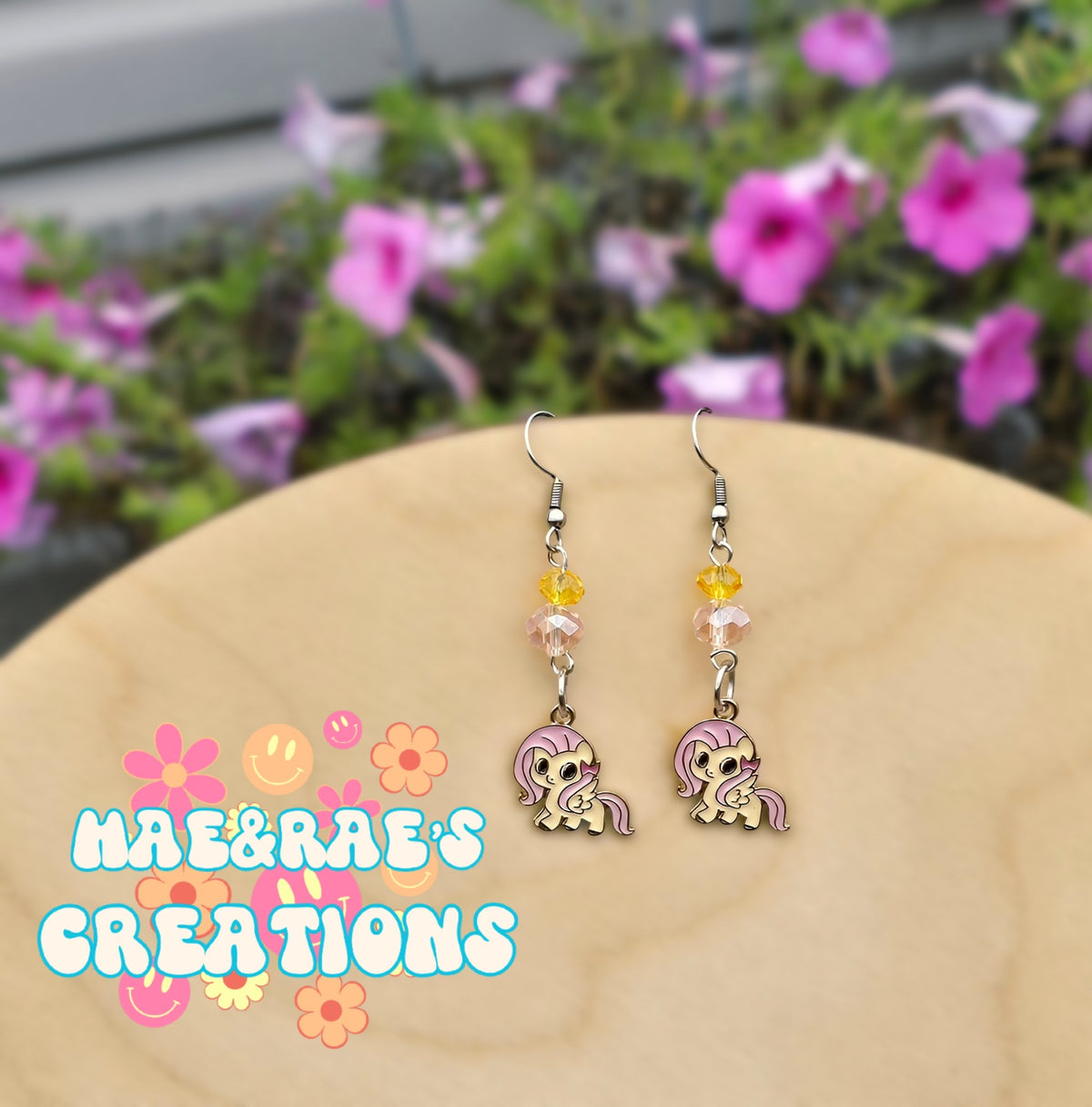 Little Pony Enamel Earrings - 3 Styles
