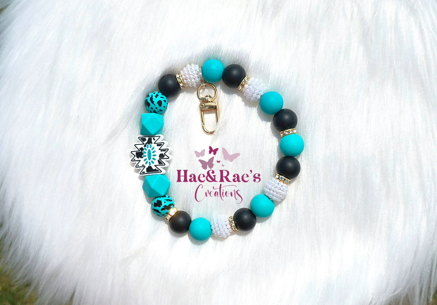 Aztec Aura (Beaded Wristlet)
