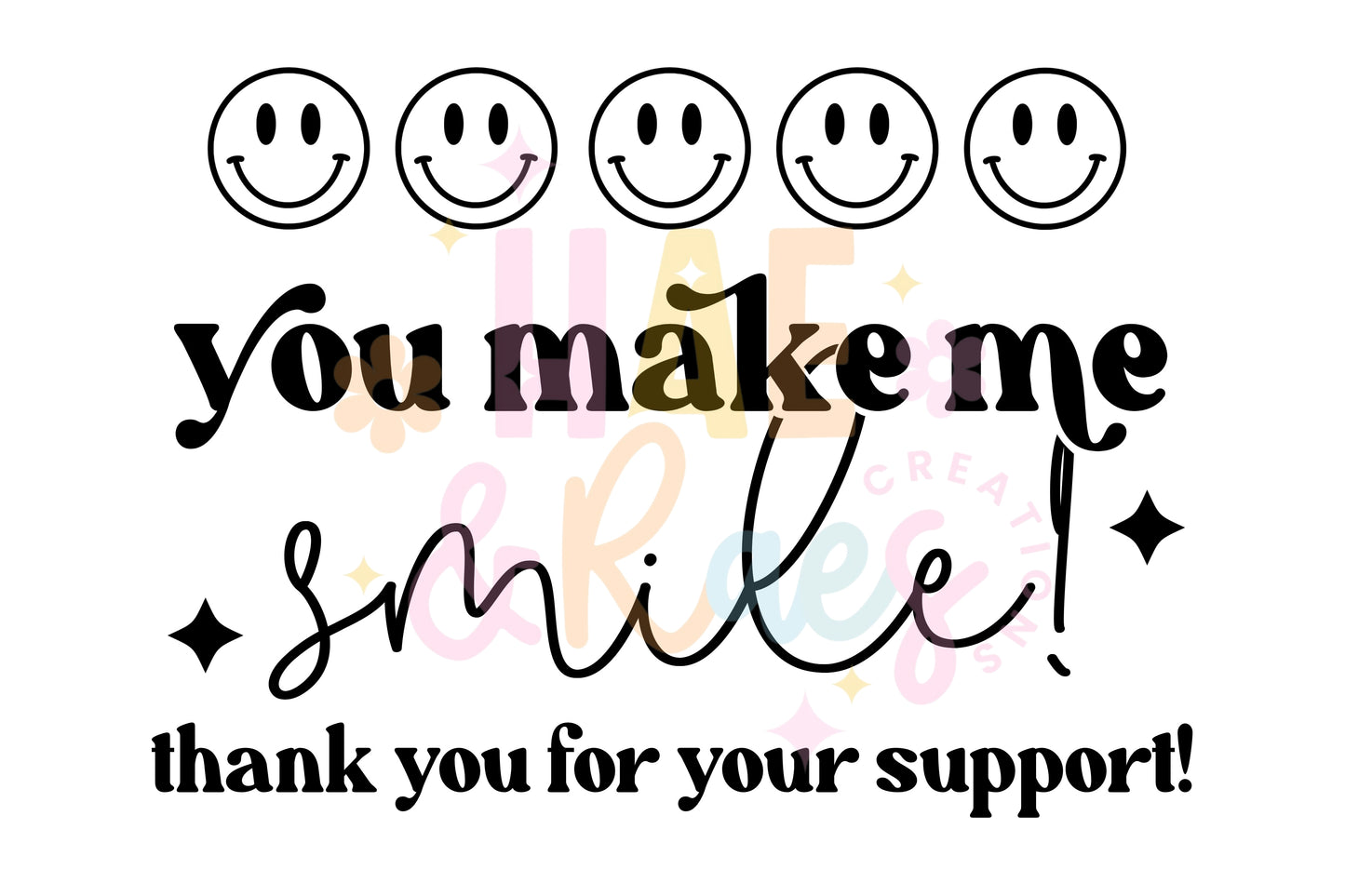 4x6 THANK YOU Package Stickers