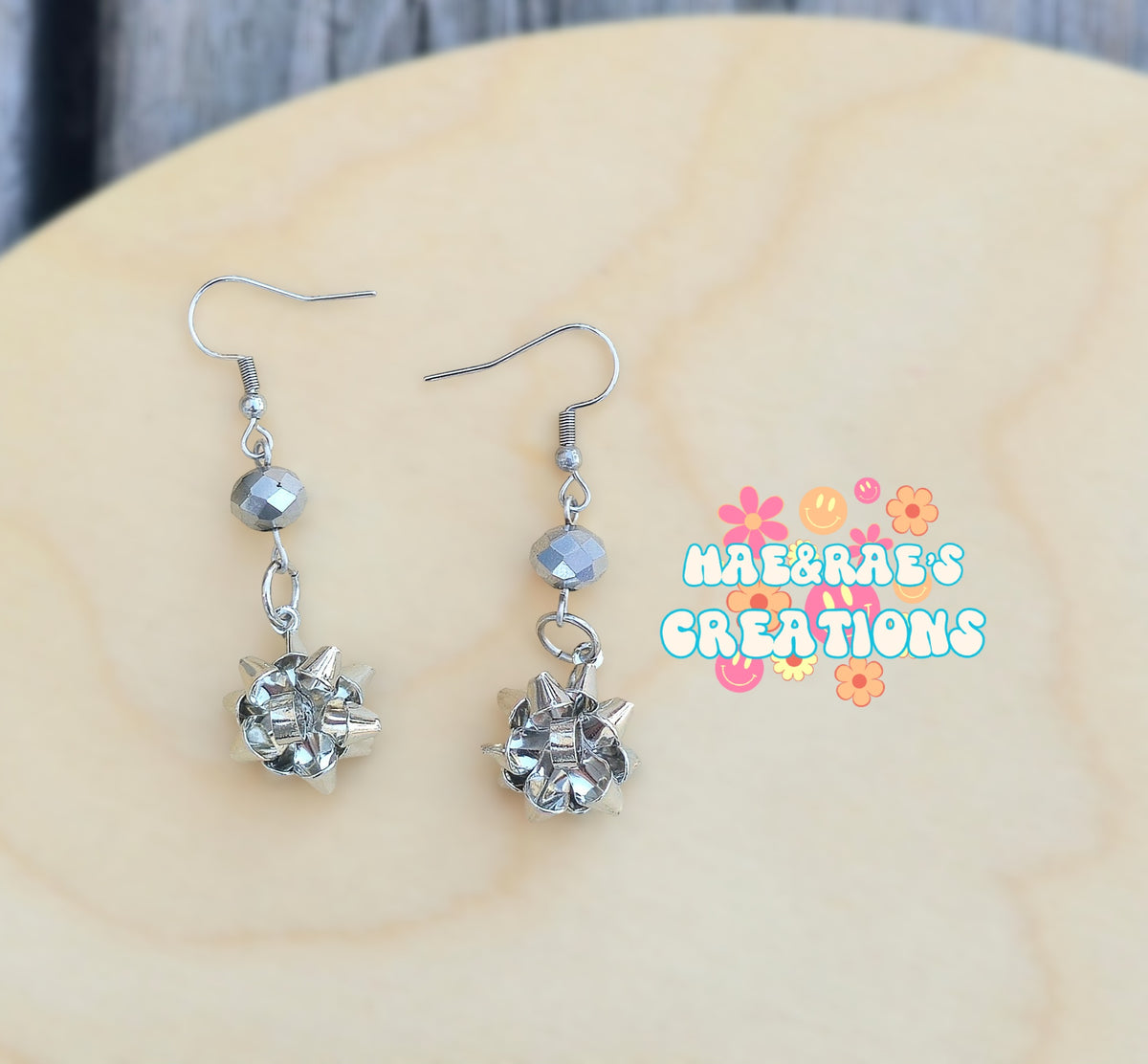 Christmas Bow Earrings - 4 Styles
