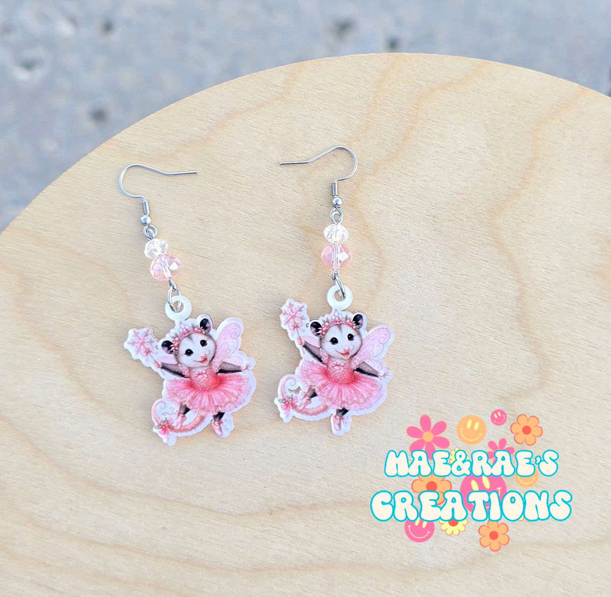 Sugarplum Possum Earrings
