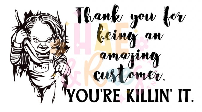 4x6 PSYCHO PACK Package Stickers