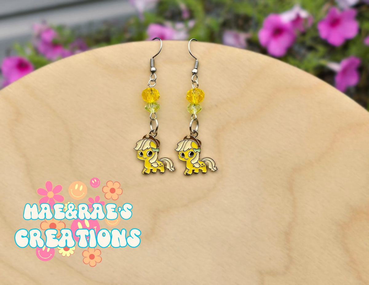 Little Pony Enamel Earrings - 3 Styles