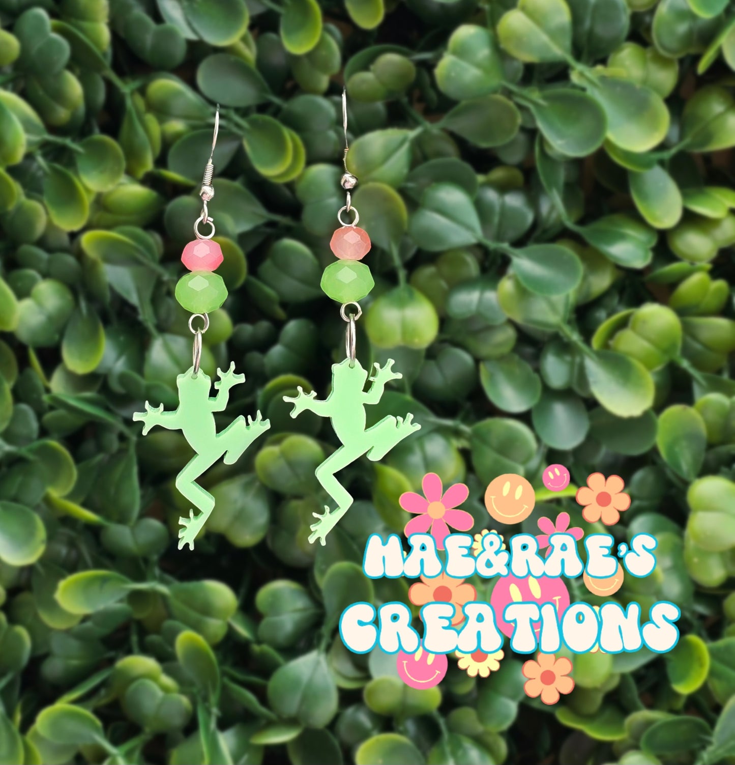 Frog Frenzy Stacked Earrings 🐸
