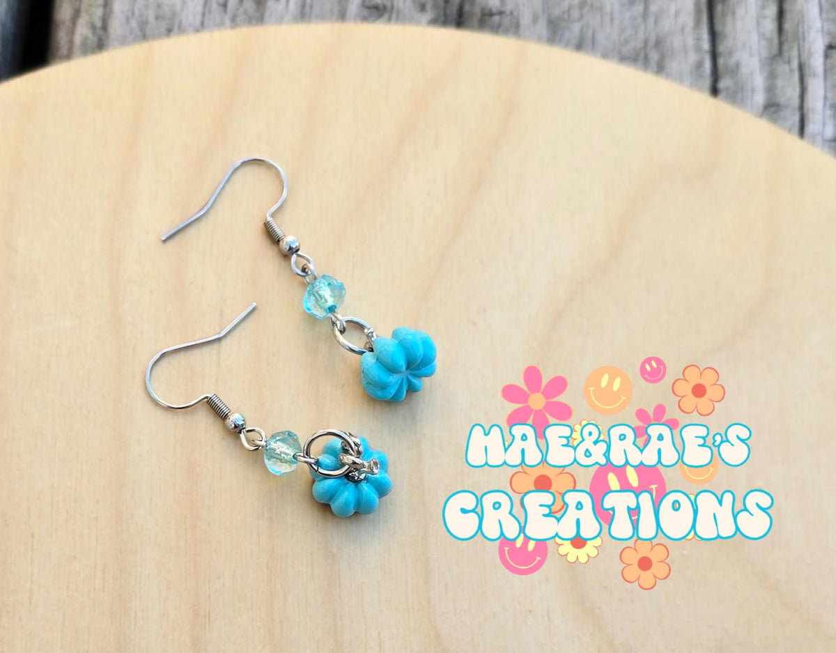 Mini Pumpkin Earrings (4 Colors)