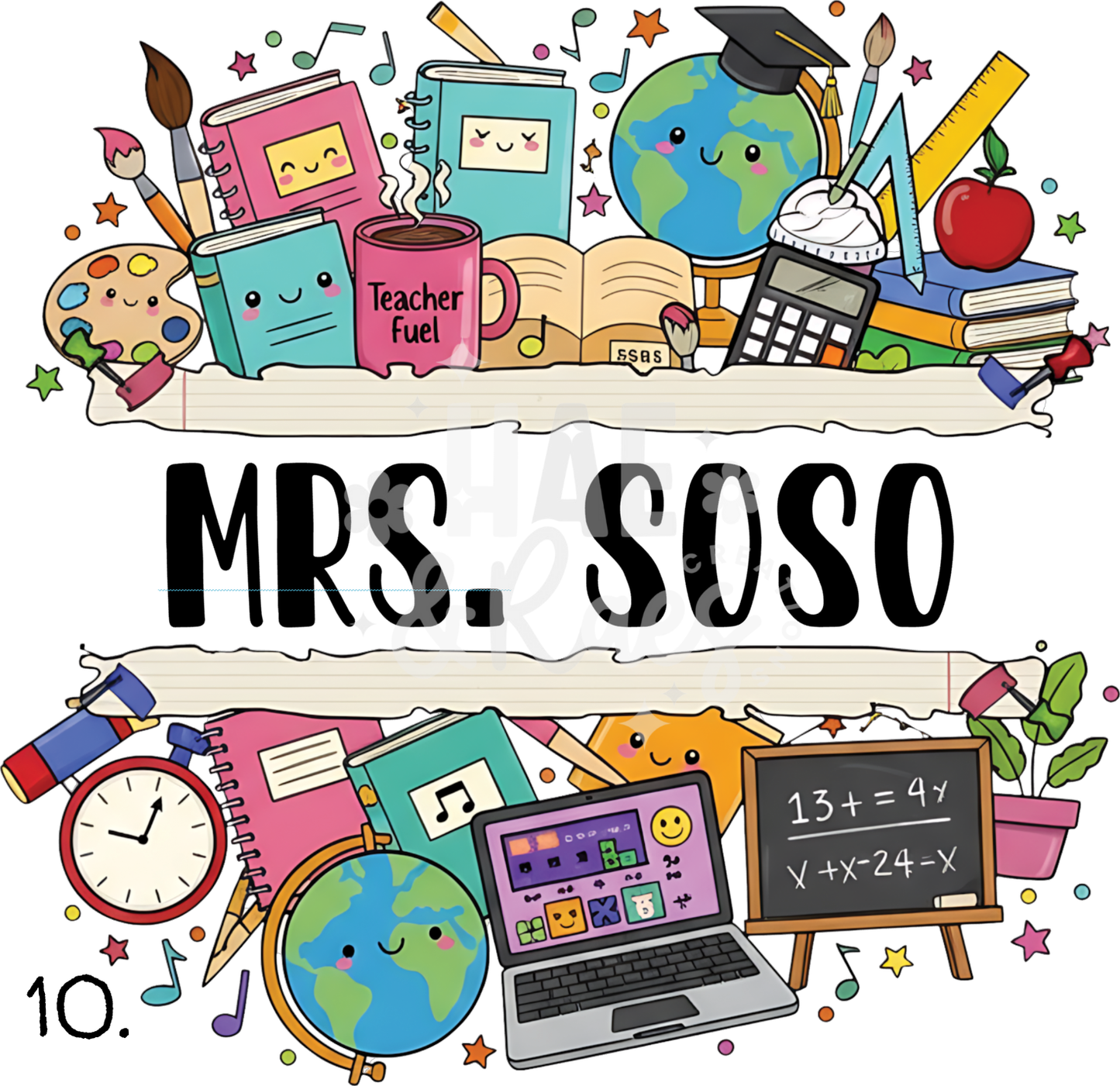 Classroom Confetti (Name Lanyard-Read Description)