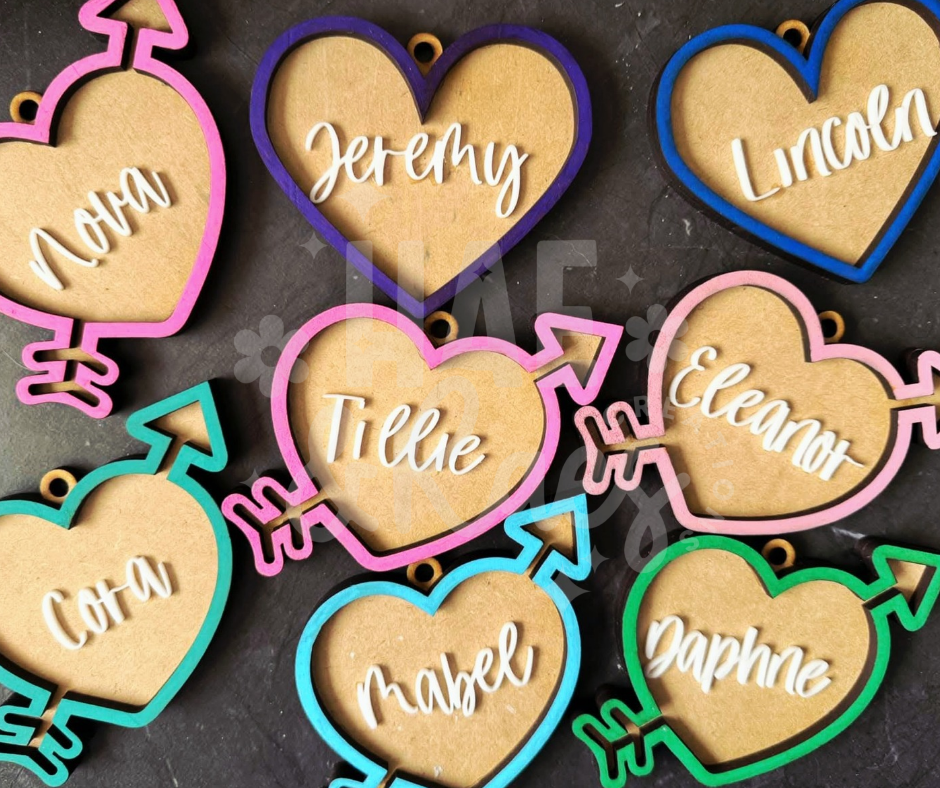 Wooden Valentines Basket Tag PRE-ORDER (Closes 1/09)