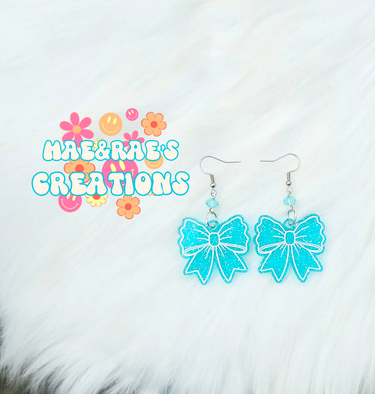 Wavy Bow Earrings- 6 Styles
