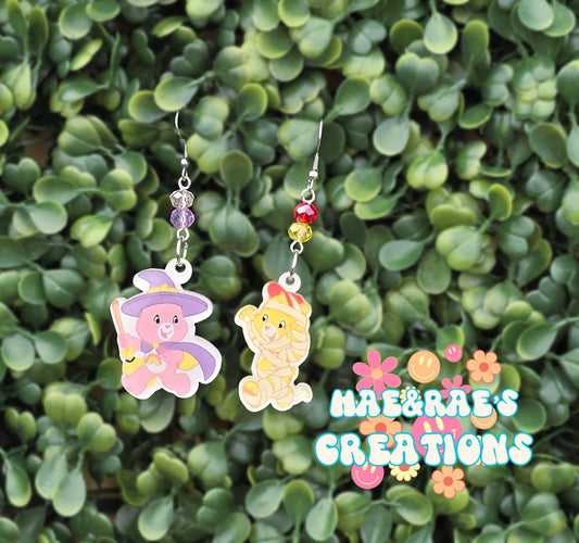 Care Bear Scare Earrings - 3 Styles