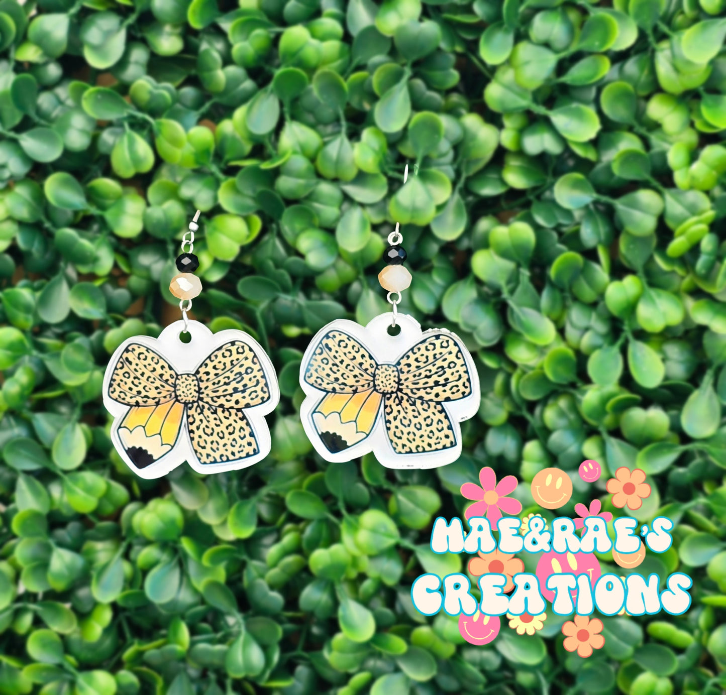 Pencil Bow Earrings ✏️ - 2 Styles