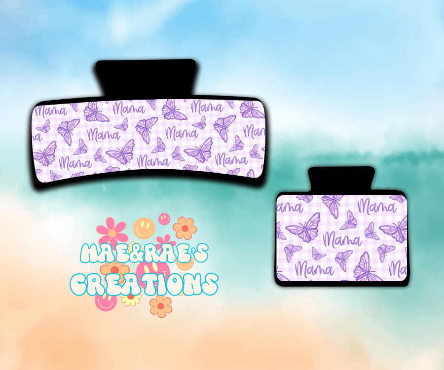 Mama Butterfly Claw Clip - 2 Styles