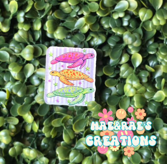 Tropical Turtle Hairclips