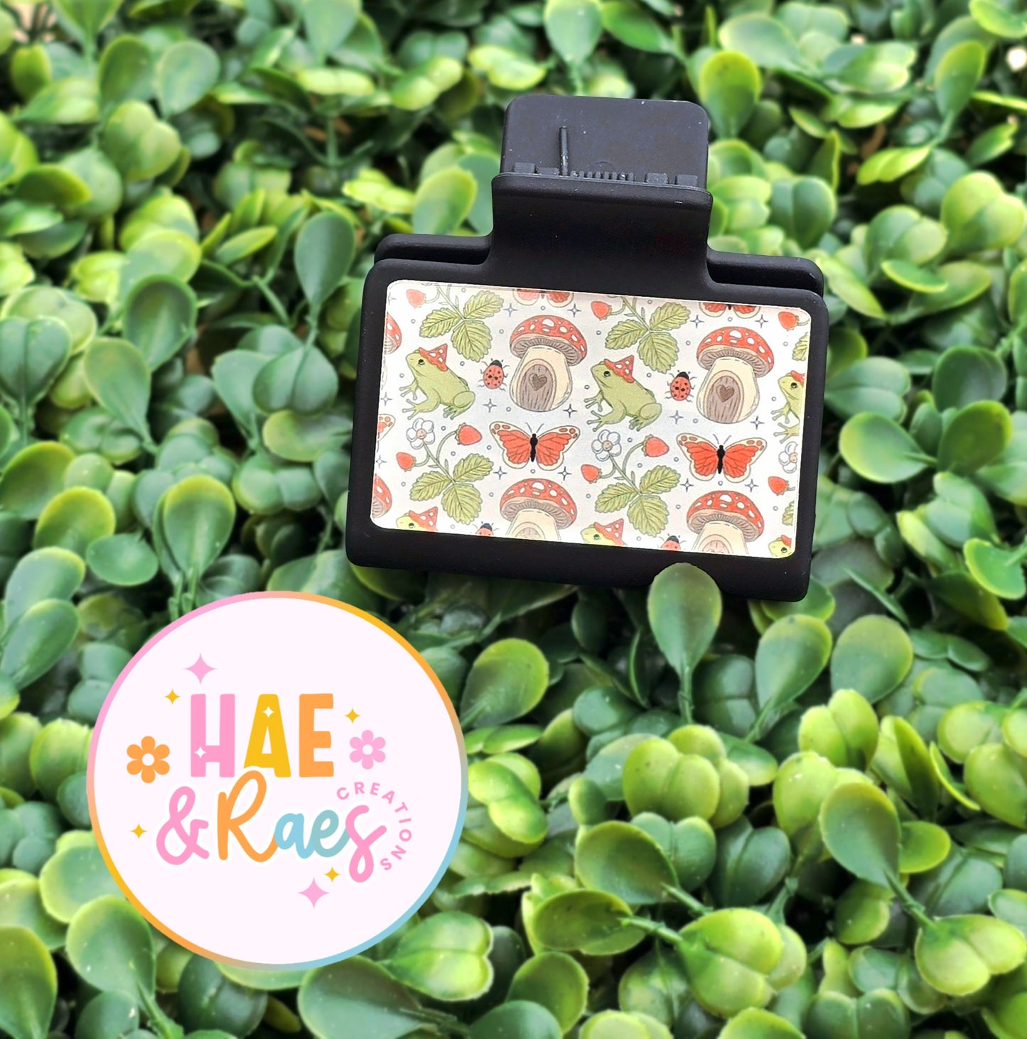 Toadstool Dreams Claw Clip - 2 Inches