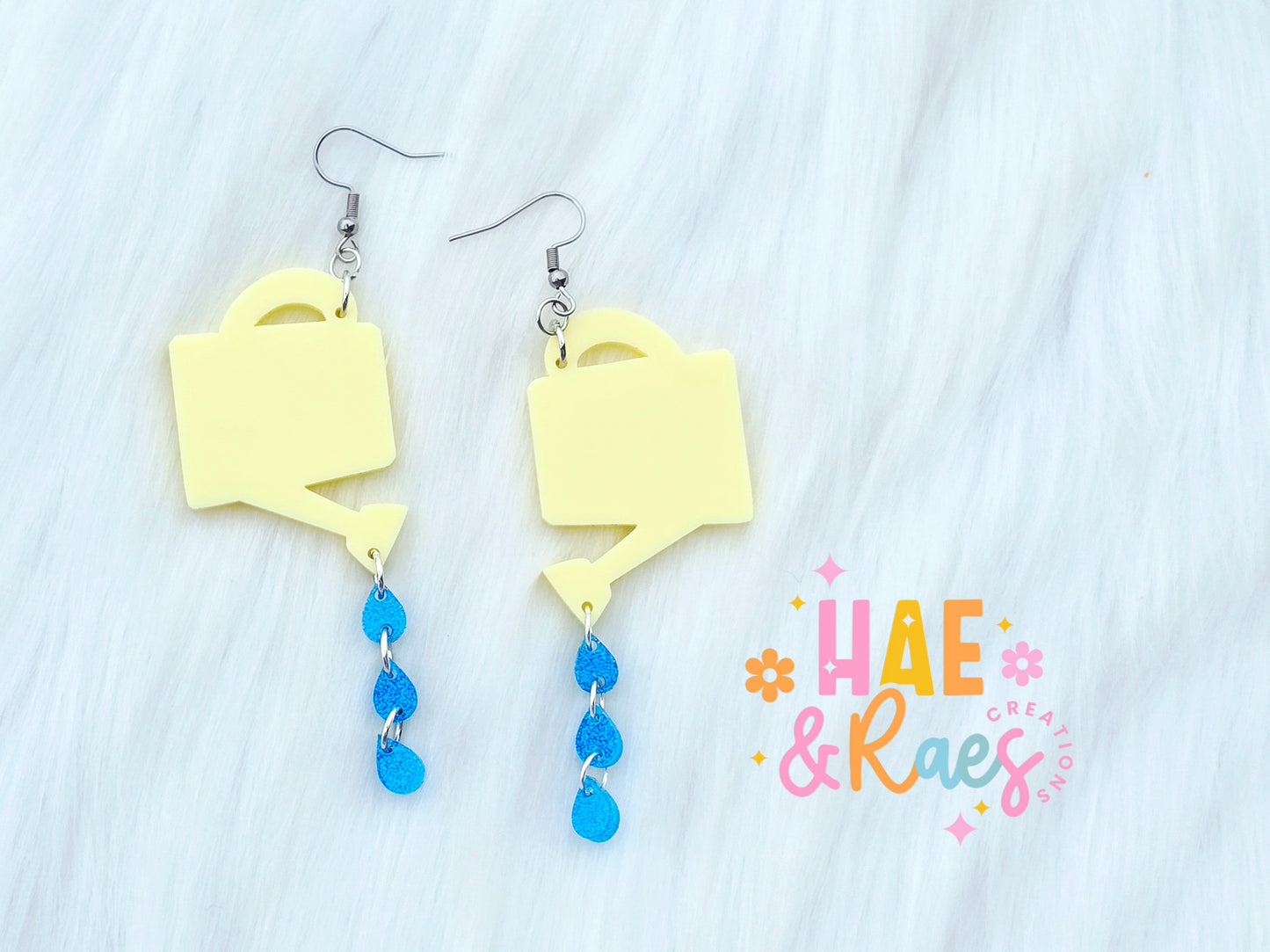Whimsical Watering Can Earrings