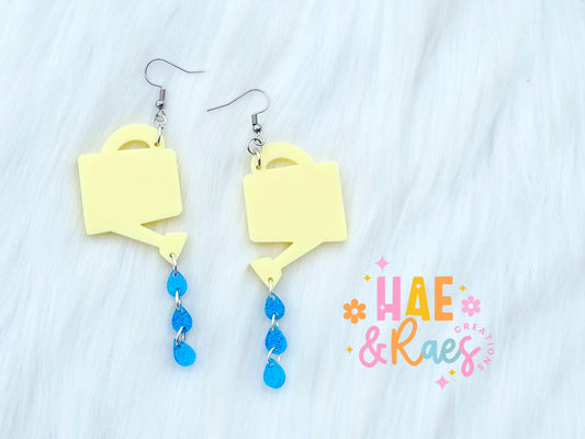 Whimsical Watering Can Earrings