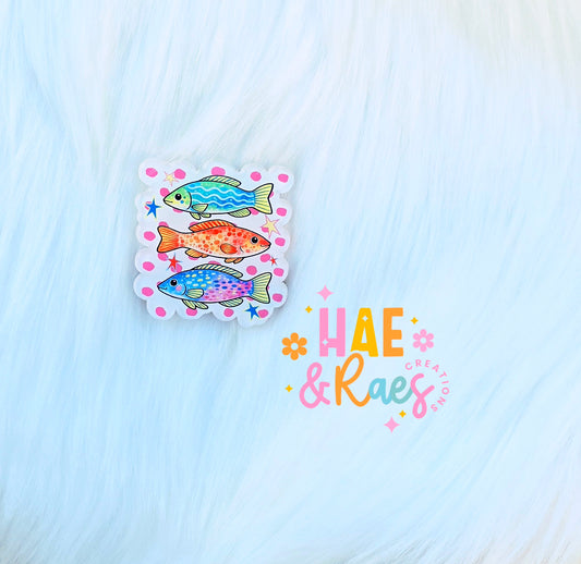 Summer Fish Hairclips