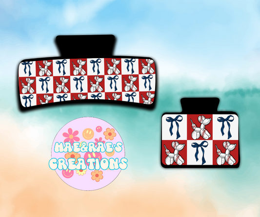 Bows,Balloons&Ballgames Claw Clip