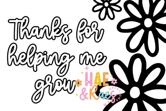 Thank You for helping 4x6 Package Stickers (Copy)