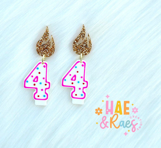BIRTHDAY CANDLE Earrings