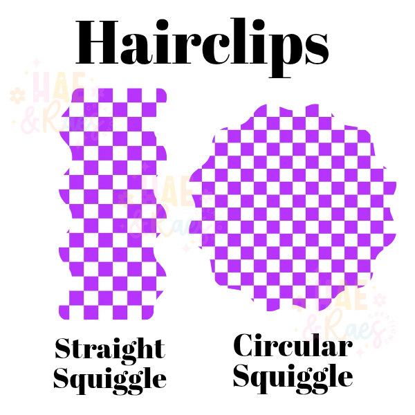 Checkered Purple&White