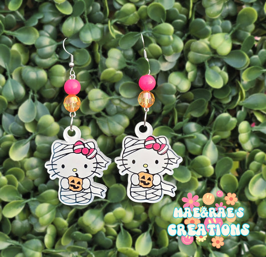 Hello K. Spooky Earrings