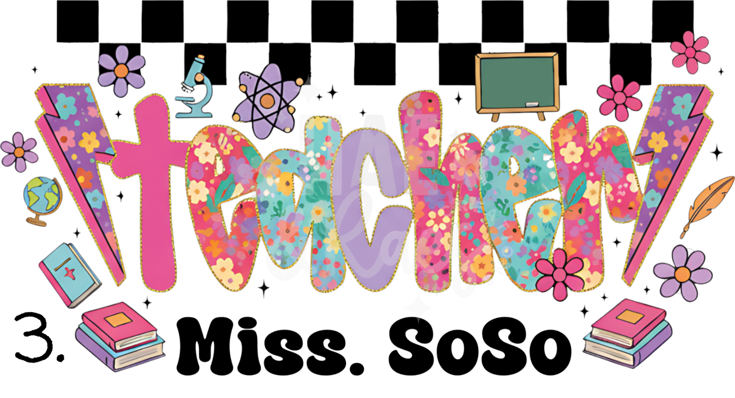 Classroom Confetti (Name Lanyard-Read Description)
