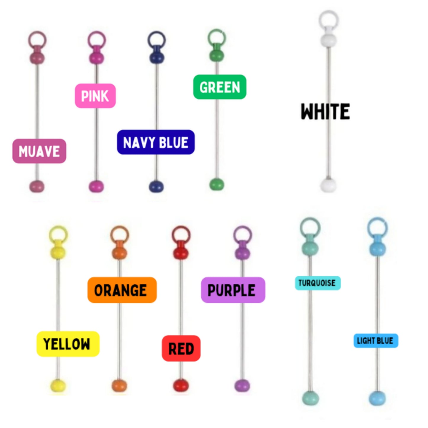Name Cup Charms (Read description before buying!)